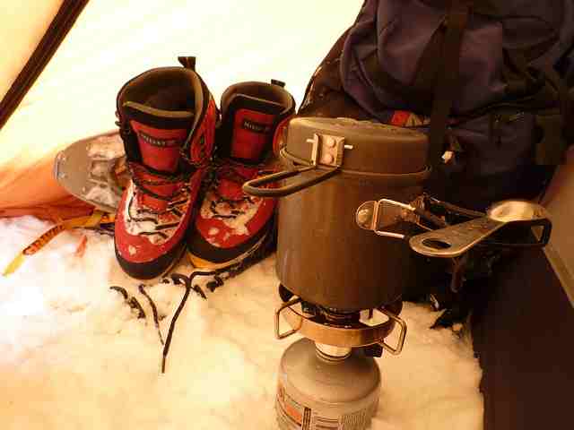 hornillo para practicar bushcraft